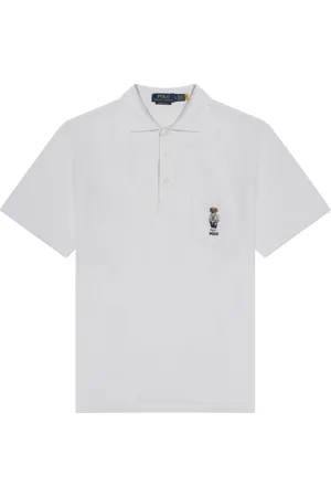 Ralph Lauren Top, Herre, Hvid, L, Kortærmet Polo Skjorte