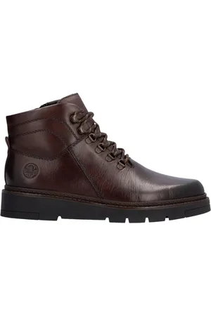 Rieker Sko, Herre, Brun, 44 EU, Uld, Brune Casual Ankelstøvler med Lukket Design