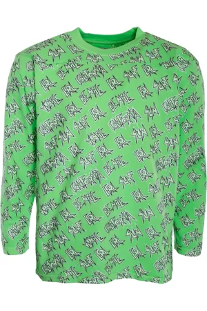 ERL Top, Herre, Grøn, L, Uld, Long Sleeve Tops