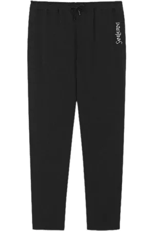 Saint Laurent Bukser, Herre, Sort, L, Bomuld, Komfortable joggingbukser til hverdagsbrug
