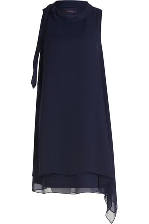 Vera Mont Kjole, Dame, Blå, L, Polyester, Ærmeløs Cocktailkjole