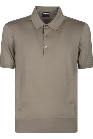 Tom Ford Top, Herre, Brun, M, Klassisk Polo Skjorte