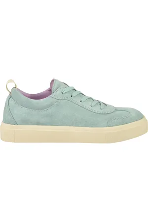 Panchic Sko, Dame, Blå, 37 EU, Læder, Læder Sneakers med Gummisål