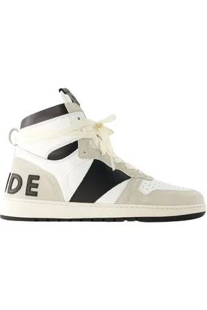 Rhude Sko, Herre, Hvid, 40 EU, Uld, Rhecess Hi Sneakers