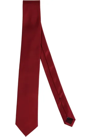 Errico Formicola Tilbehør, Herre, Rød, ONE SIZE, Elegant slips til formelle lejligheder