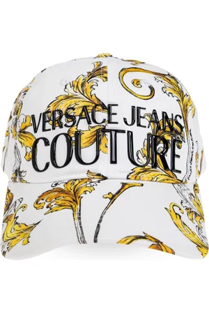 VERSACE Tilbehør, Dame, Hvid, ONE SIZE, Bomuld, Kasket