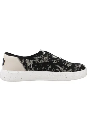 Hey dude Sko, Herre, Sort, 42 EU, Uld, Ørken Sneakers til Stilfuld Komfort
