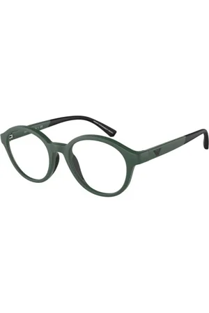 Emporio Armani Tilbehør, unisex, Grøn, 45 MM, Uld, Stilfulde Briller Ea3202 i Blå