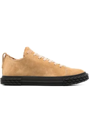 Giuseppe Zanotti Sko, Herre, Brun, 43 1/2 EU, Læder, Elegant Brun Sneakers