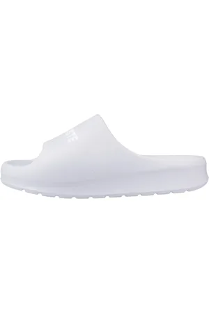 Lacoste Sko, Dame, Grå, 40 1/2 EU, Serve Slide 2.0 Syntetiske Sandaler