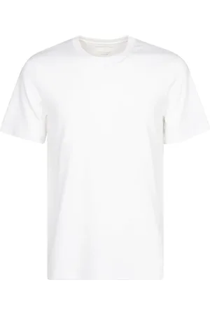 Majestic Top, Herre, Hvid, M, Bomuld, Bomuld T-shirt med korte ærmer