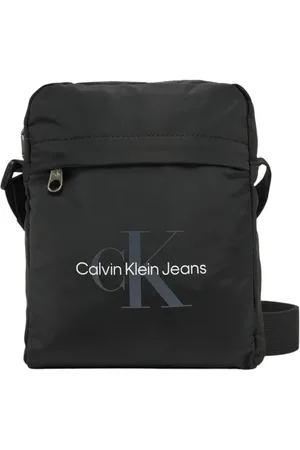 Calvin Klein Taske, Herre, Sort, ONE SIZE, Uld, Herre Skuldertaske Kollektion i Polyester