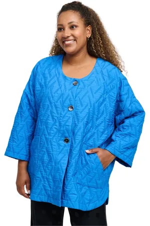 Pont Neuf Jakke, Dame, Blå, XL, Uld, Oversize Sapphire Jakke