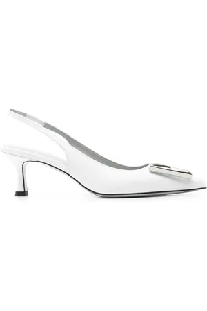 ROBERTO FESTA Sko, Dame, Hvid, 38 EU, Læder, Medina Pumps