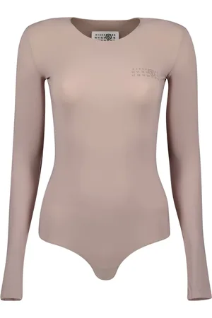 Maison Margiela Top, Dame, Lyserød, M, Langærmet Body