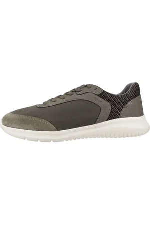 Geox Sko, Herre, Grøn, 44 EU, Moderne Sneakers til Bylivet