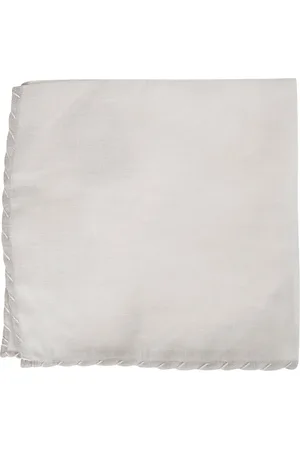 ELEVENTY Tilbehør, unisex, Hvid, ONE SIZE, Linned, Linned Broderet Clutch