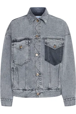 Ball Jakke, Dame, Blå, S, Denim, Casual Grey Denim Jakke