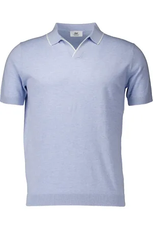 Gentiluomo Top, Herre, Blå, XL, Lysblå Polo Skjorte