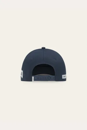 Les Deux Tilbehør, unisex, Blå, ONE SIZE, Bomuld, Blake Signature Baseball Cap