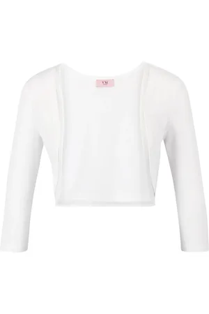 Vera Mont Strik, Dame, Hvid, 2XS, Uld, Elegant Bolero Jakke