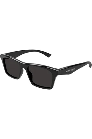 Alexander McQueen Tilbehør, Herre, Sort, 53 MM, Uld, Stilfulde solbriller Am0472S Sort