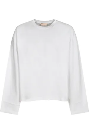Marni Top, Herre, Hvid, L, Uld, Stilfulde T-shirts og Polos Kollektion