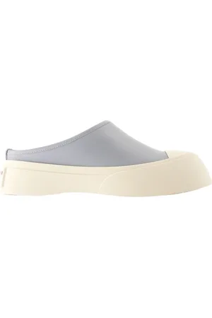 Marni Sko, Herre, Blå, 40 EU, Blå Delfin Kalveskind Sneakers