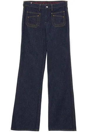Inès de la Fressange Jeans, Dame, Blå, W26, Bomuld, Rica navy jeans x Notify - Rica marineblå jeans x Notify