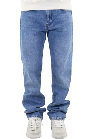 FLÂNEUR Jeans, Herre, Blå, W28, Herre Straight Jeans