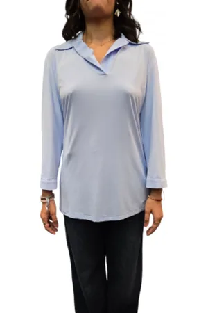 RRD Bluser & Skjorter, Dame, Blå, M, Lyseblå Polo Shirt