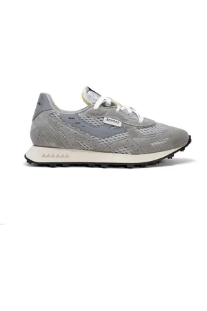 RUN OF Sko, Herre, Grå, 44 EU, Læder, Nye Konya line sneakers