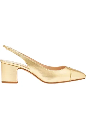 Scarosso Sko, Dame, Gul, 38 1/2 EU, Uld, Miranda Slingback Pumps