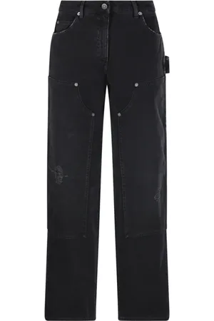 Golden Goose Jeans, Dame, Sort, XS, Tyl, Work Pant Marley Style