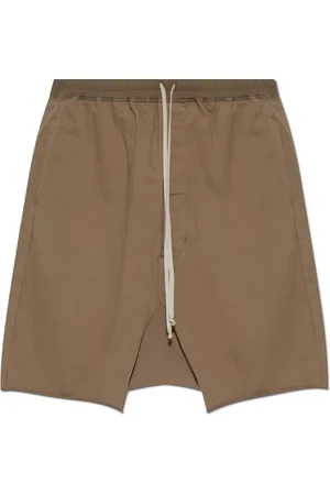 Rick Owens Shorts, Herre, Brun, S, Bomuld, Cotton Shorts