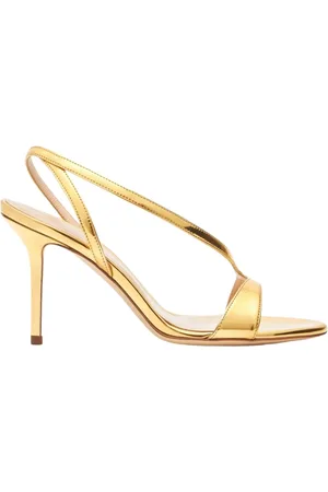 Scarosso Sko, Dame, Gul, 38 EU, Uld, Elegante Stilet Hæl Sandaler