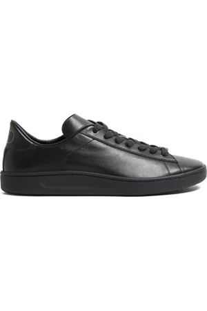 VALENTINO GARAVANI Sko, Herre, Sort, 41 EU, Læder, Sorte Sneakers med VLogo-Detalje