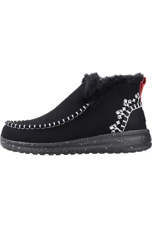 Hey dude Sko, Dame, Sort, 37 EU, Uld, Winter Støvler