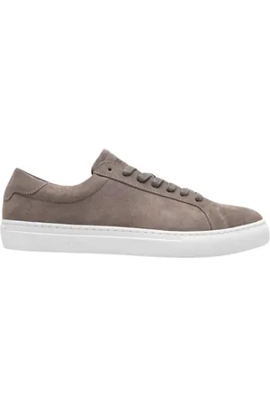 Les Deux Sko, Herre, Grå, 41 EU, Suede, Theodor Suede Sneakers