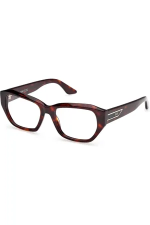 GCDS Tilbehør, Dame, Brun, 52 MM, Uld, Stilfulde Briller i Farve 052