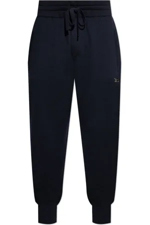 Dolce & Gabbana Bukser, Herre, Blå, M, Uld, Uldbukser