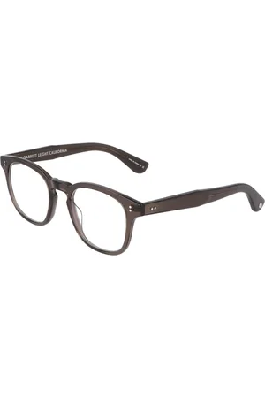 GARRETT LEIGHT Tilbehør, unisex, Grå, 47 MM, Firkantet acetatramme solbriller