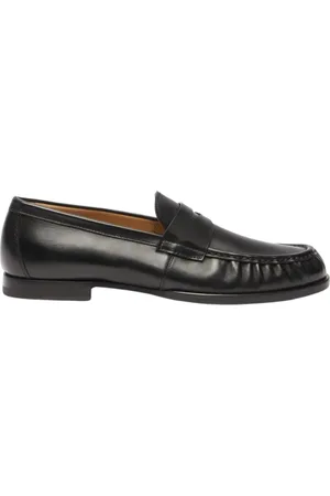 Scarosso Sko, Herre, Sort, 40 1/2 EU, Læder, Fred Loafers