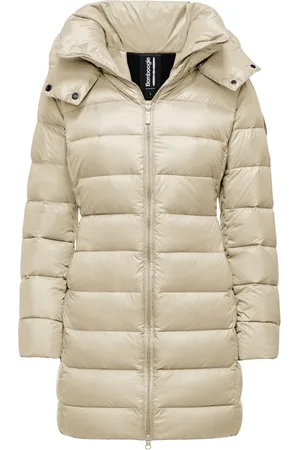 Bomboogie Frakke, Dame, , L, Nylon, Stretch Nylon Dunjakke med Aftagelig Hætte