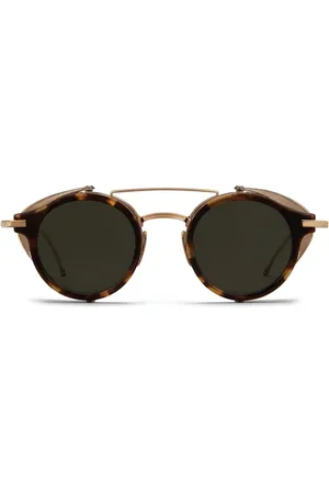 Thom Browne Tilbehør, unisex, Brun, 45 MM, Tyl, Ues804A 215 Solbriller