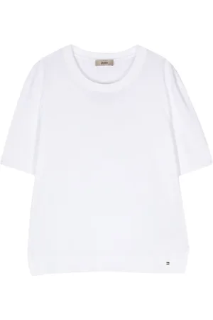 HERNO Top, Dame, Hvid, S, Bomuld, Hvid T-shirt og Polo Sæt