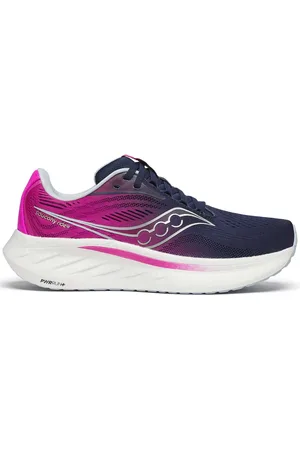 Saucony Sko, Dame, Flerfarvet, 38 EU, Uld, Navy Fuchsia Ride 18 Løbesko