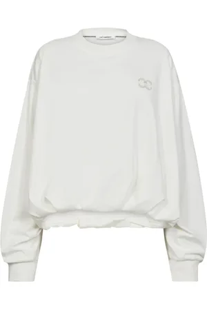 Co`Couture Sweathshirts & Hoodies, Dame, Hvid, M, Ballon Monty Sweater