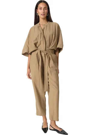 Soaked in Luxury Jumpsuits & Playsuits, Dame, , XL, Elegant Jumpsuit med ¾ Ærmer