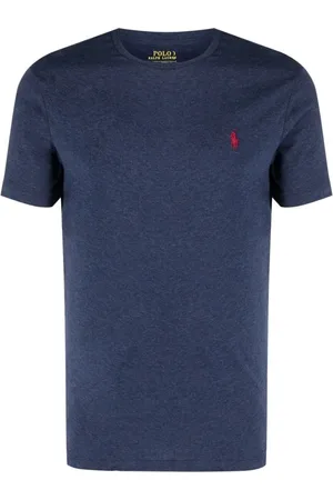 Ralph Lauren Top, Herre, Blå, S, Bomuld, Spring Navy Heather Tee